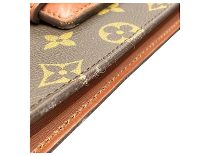Borsa Louis Vuitton Monogram Chaillot Marrone - vista 9