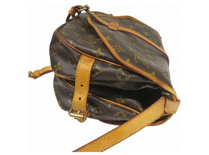Borsa a mano/Borsa a tracolla Louis Vuitton Monogram Saumur 30 Marrone - vista 9