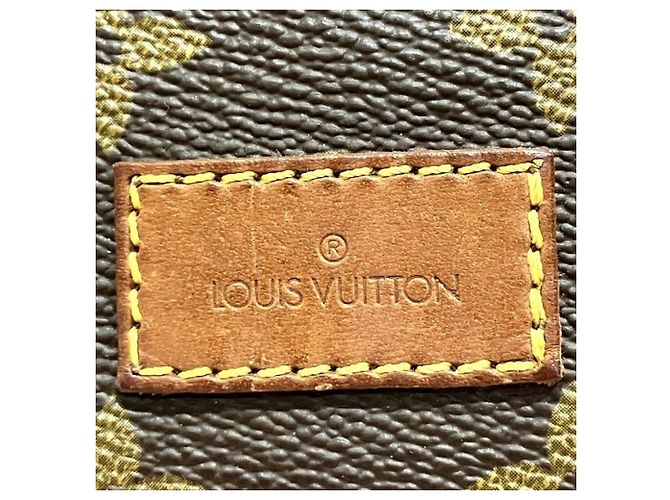 Borsa Louis Vuitton Monogram Saumur Marrone - vista 4