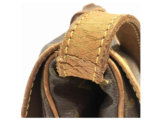 Borsa Louis Vuitton Monogram Saumur Marrone - vista 8