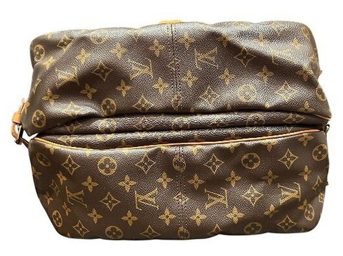 Borsa Louis Vuitton Monogram Saumur 35 Marrone - vista 3
