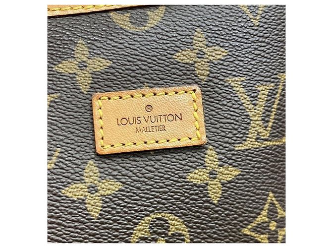 Borsa Louis Vuitton Monogram Saumur 35 Marrone - vista 4