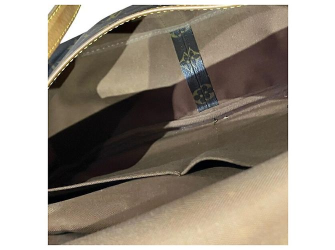 Borsa Louis Vuitton Monogram Saumur 35 Marrone - vista 5