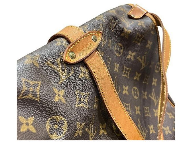 Borsa Louis Vuitton Monogram Saumur 35 Marrone - vista 8