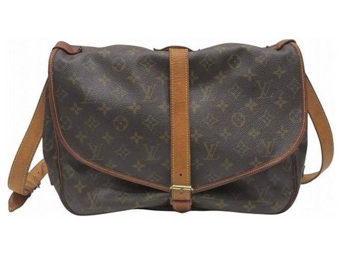 Louis Vuitton Monogram Saumur 35 Handtasche Braun - Ansicht 2