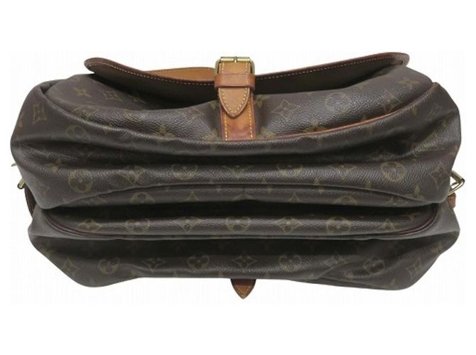 Louis Vuitton Monogram Saumur 35 Handtasche Braun - Ansicht 3