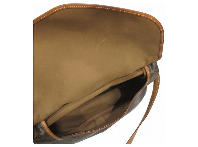 Louis Vuitton Monogram Saumur 35 Handtasche Braun - Ansicht 6
