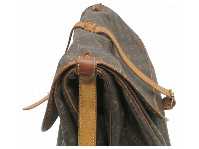 Louis Vuitton Monogram Saumur 35 Handtasche Braun - Ansicht 7
