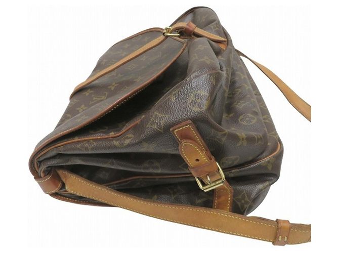 Louis Vuitton Monogram Saumur 35 Handtasche Braun - Ansicht 8