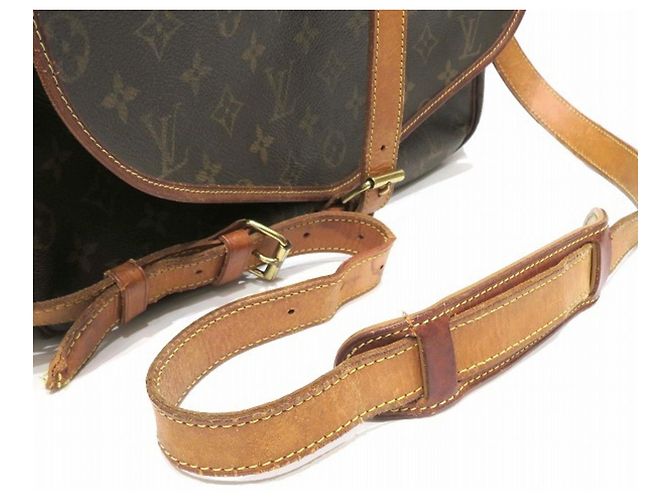 Louis Vuitton Monogram Saumur 35 Handtasche Braun - Ansicht 9
