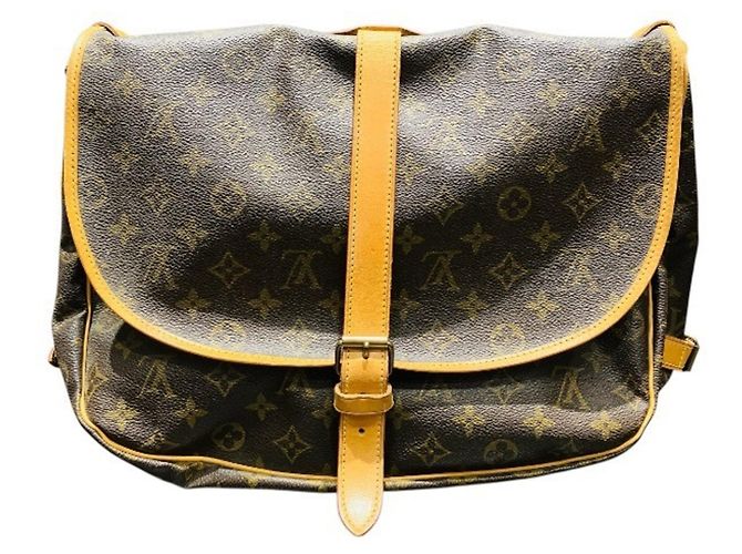 Louis Vuitton Monogram Saumur 35 Handtasche Braun - Ansicht 2