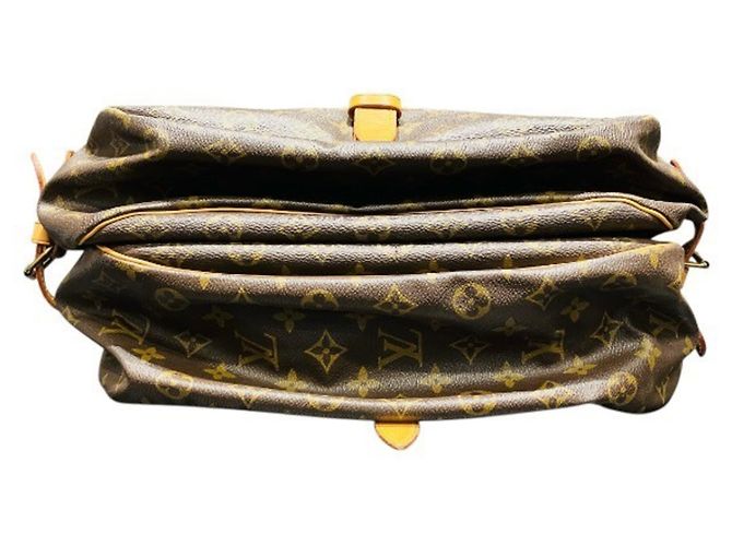 Louis Vuitton Monogram Saumur 35 Handtasche Braun - Ansicht 3