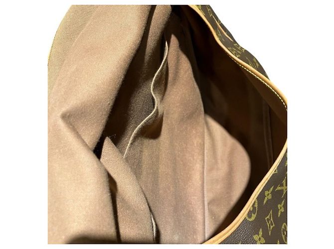 Borsa Louis Vuitton Monogram Saumur 35 Borsa a tracolla Marrone - vista 5