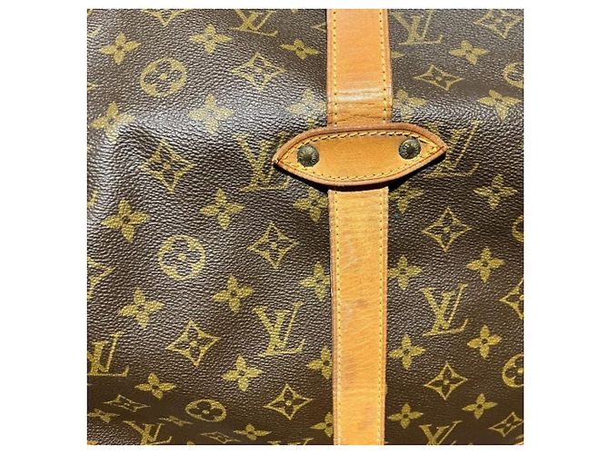 Borsa Louis Vuitton Monogram Saumur 35 Borsa a tracolla Marrone - vista 9