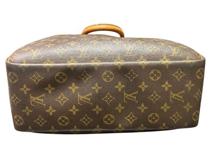 Borsa Louis Vuitton Monogram Deauville Marrone - vista 3