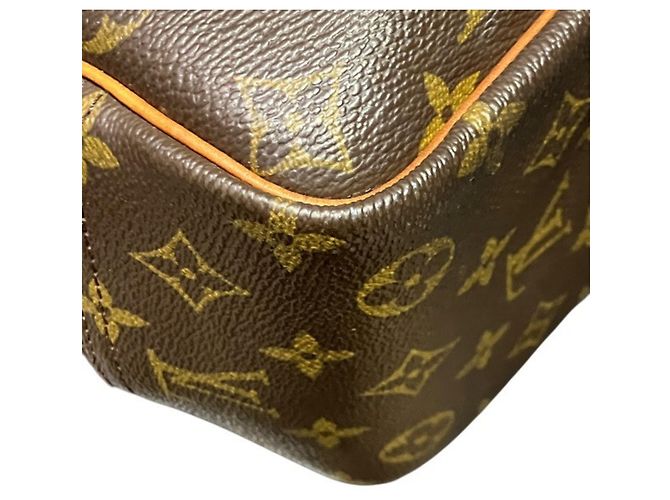 Borsa Louis Vuitton Monogram Deauville Marrone - vista 7