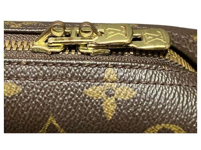 Borsa Louis Vuitton Monogram Deauville Marrone - vista 9