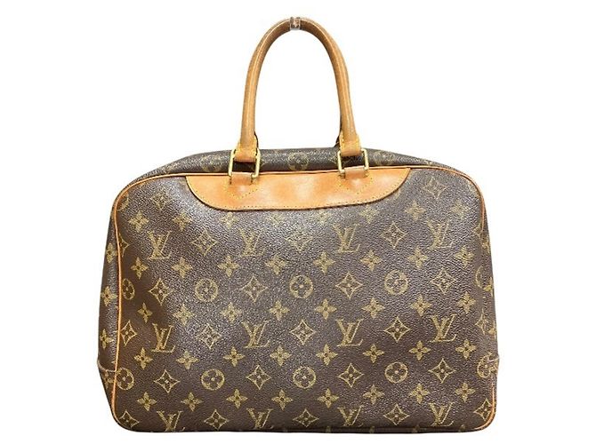 Borsa Louis Vuitton Monogram Deauville Marrone - vista 2