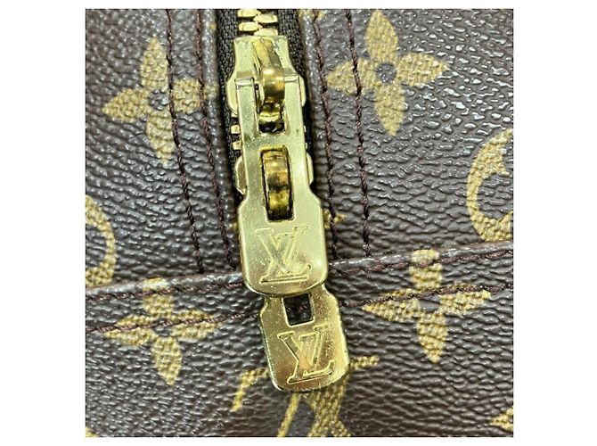 Borsa Louis Vuitton Monogram Deauville Marrone - vista 6