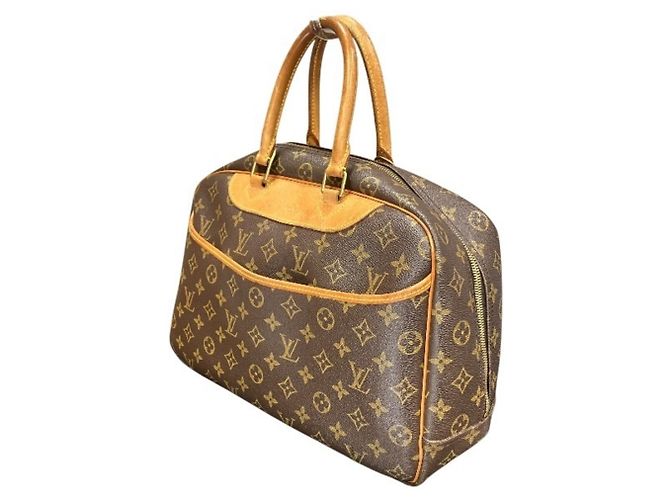 Borsa Louis Vuitton Monogram Deauville Marrone - vista 9