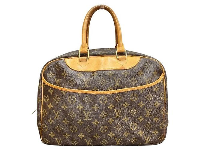 Borsa Louis Vuitton Monogram Deauville Marrone - vista 2