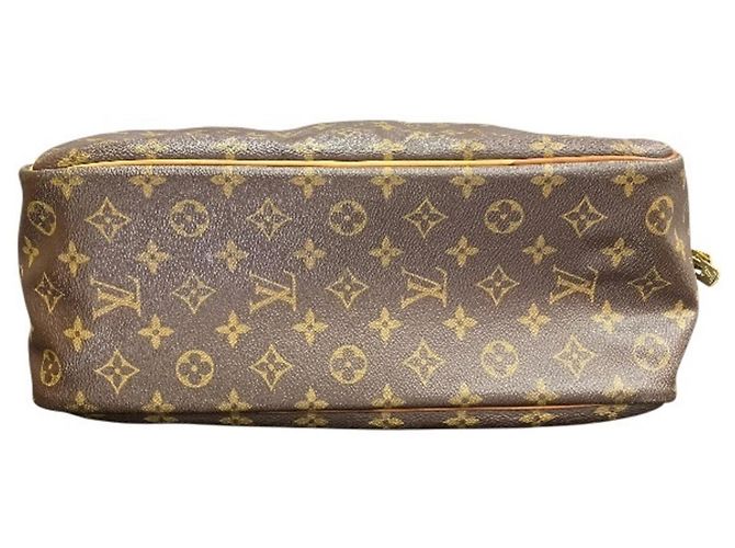 Borsa Louis Vuitton Monogram Deauville Marrone - vista 3