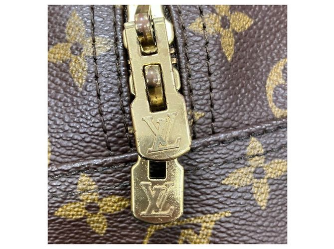 Borsa Louis Vuitton Monogram Deauville Marrone - vista 7