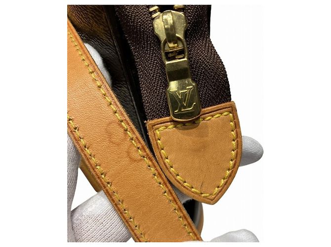Borsa Tote Louis Vuitton Monogram Babylon Marrone - vista 9