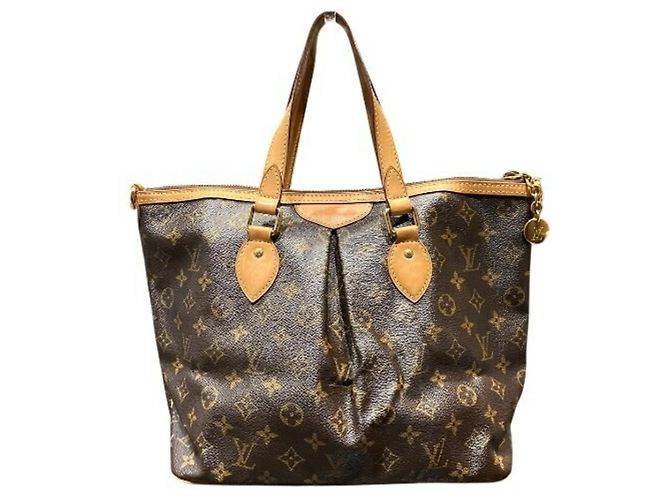 Borsa Louis Vuitton Monogram Palermo PM Marrone - vista 2