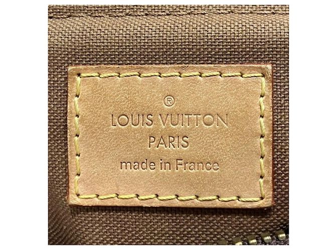 Borsa Louis Vuitton Monogram Palermo PM Marrone - vista 4