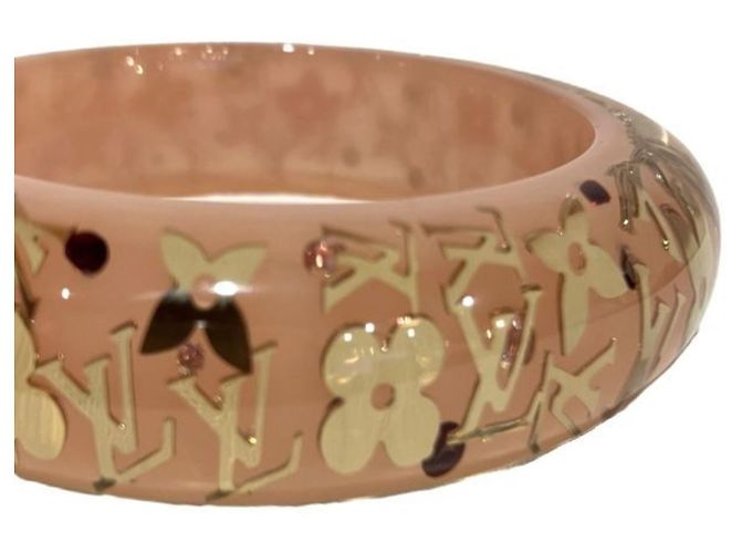 Bracciale Monogram Inclusion GM di Louis Vuitton Rosa - vista 9