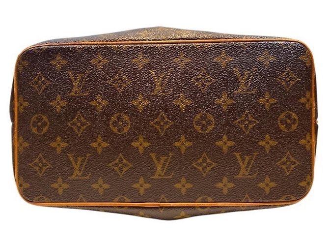 Borsa Louis Vuitton Monogram Palermo PM Marrone - vista 3