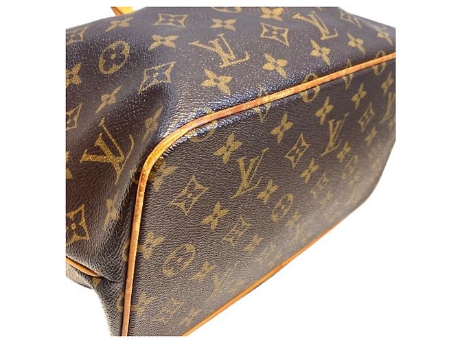 Borsa Louis Vuitton Monogram Palermo PM Marrone - vista 7