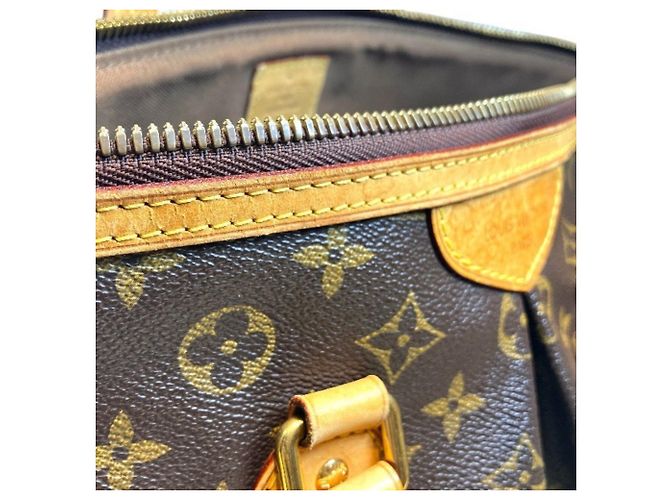 Borsa Louis Vuitton Monogram Palermo PM Marrone - vista 9