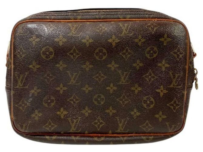 Borsa Louis Vuitton Monogram Reporter PM Marrone - view 2