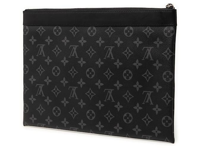 Louis Vuitton Pochette Discovery GM Monogram Eclipse nero - vista 2