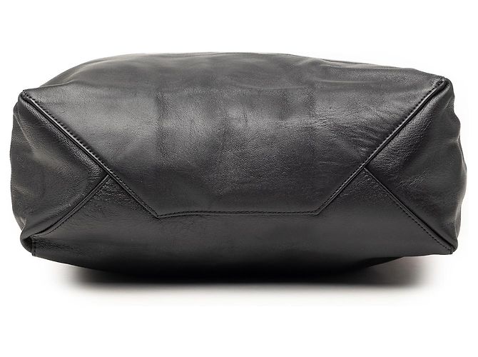 Céline Tote verticale in agnello bicolore rosso Celine Bordò - vista 3