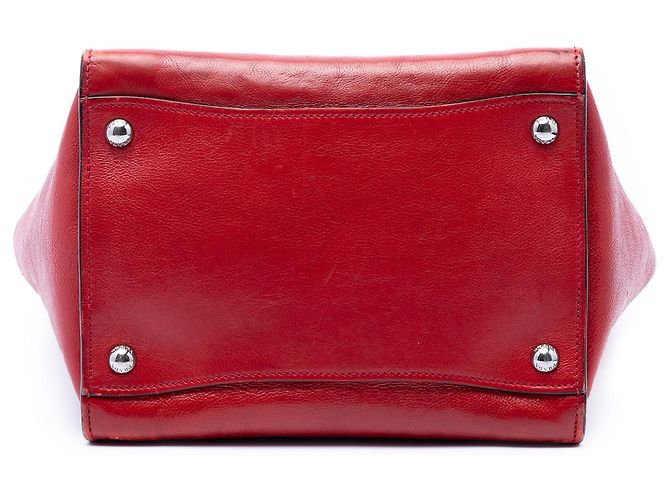 Borsa Prada Red Glace Calf Twin Pocket Rosso - vista 3