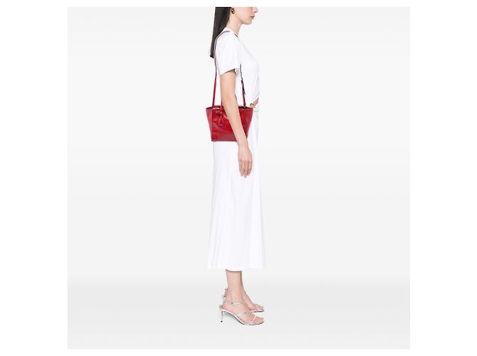 Borsa Prada Red Glace Calf Twin Pocket Rosso - vista 6