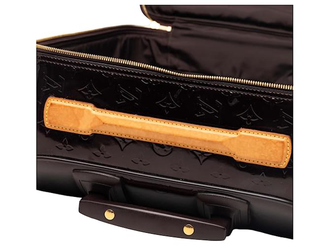 Louis Vuitton Purple Monogram Vernis Pegase 45 Porpora - vista 5