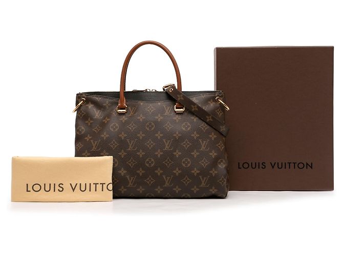 Louis Vuitton Marrone Monogram Pallas MM - vista 7
