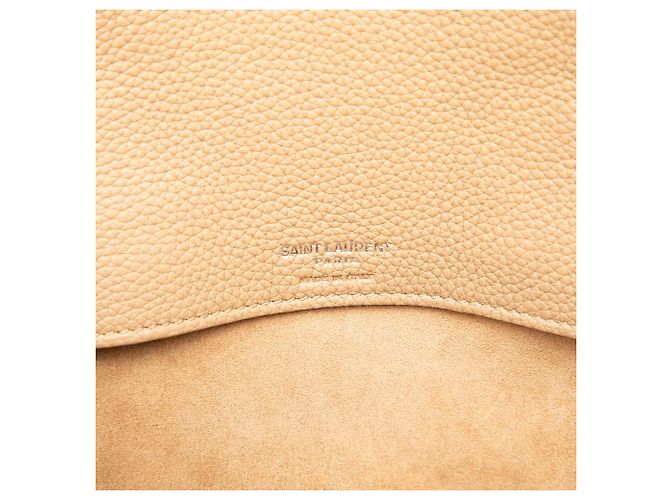 Borsa Saint Laurent Sac De Jour in pelle di vitello a grana piccola marrone Marrone chiaro - vista 5