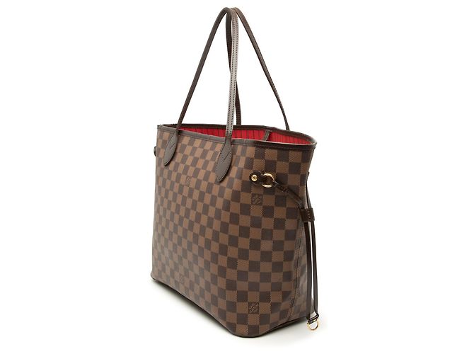 Louis Vuitton Marrone Damier Ebene Neverfull MM - vista 2
