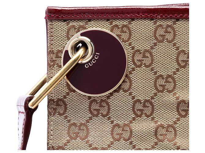 Borsa a tracolla Gucci Beige GG Canvas Eclipse - vista 5