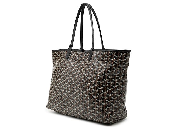 Goyard Black Goyardine Saint Louis PM Nero - vista 2