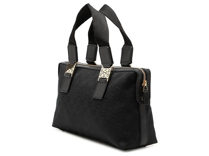 Borsa Pop in tela GG nera Gucci Nero - vista 2