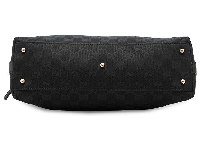 Borsa Pop in tela GG nera Gucci Nero - vista 3