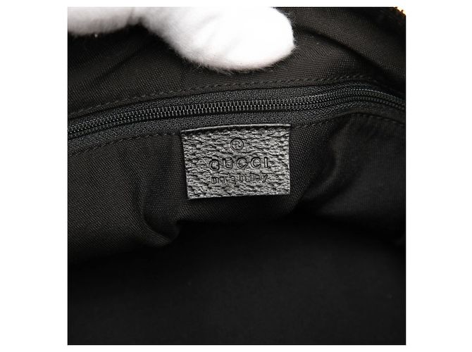Borsa Pop in tela GG nera Gucci Nero - vista 5