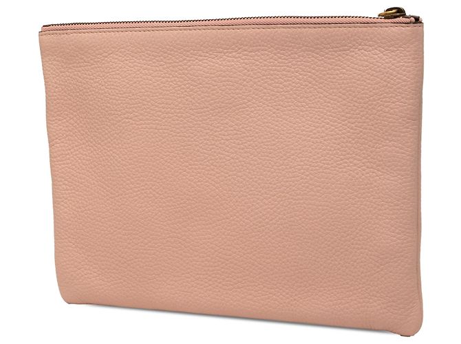 Clutch Blind For Love in pelle rosa Gucci - vista 2