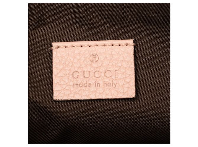 Clutch Blind For Love in pelle rosa Gucci - vista 5